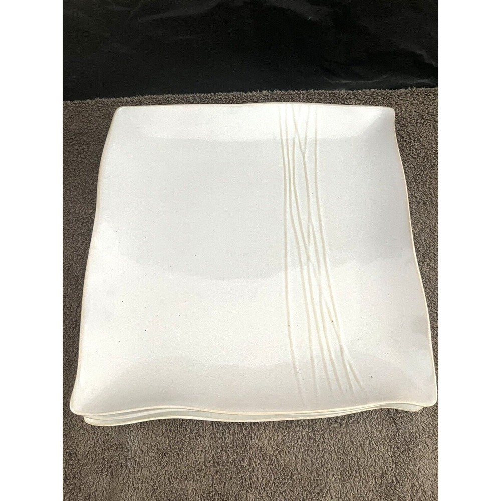 Set of 3 PIER 1 IMPORTS SAKUI Square Dinner Plates